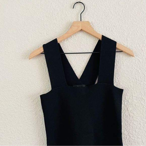 House Of Harlow 1960 Black Bodycon Compression Dress NWT - Picture 2 of 10